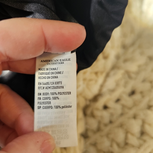 American eagle unisex black camouflage drawstring bag - Picture 11 of 11